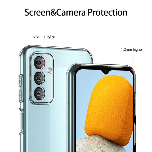 Silicone Transparente 2.0 TPU - Samsung Galaxy M23 5G (Proteção de Lente)