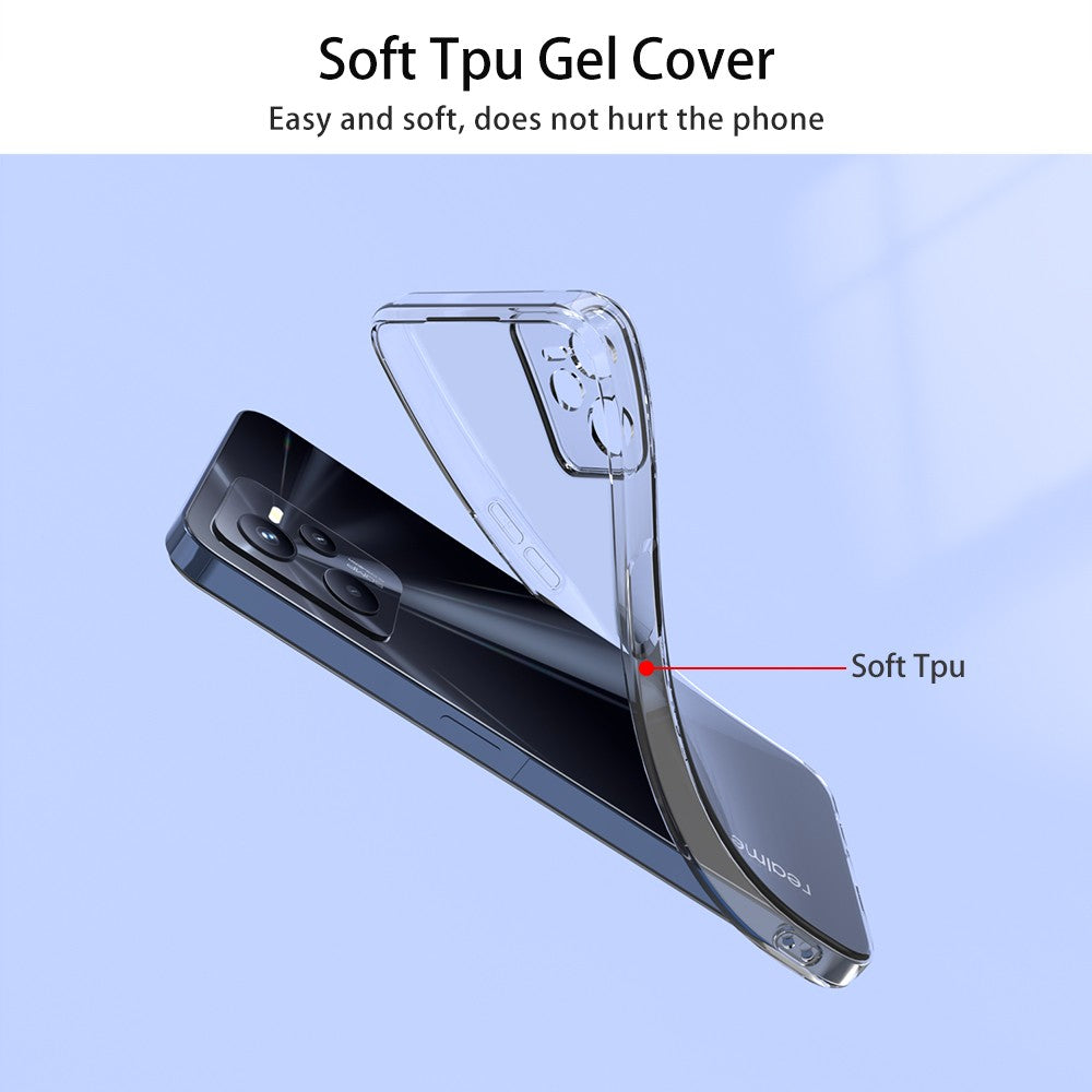 Silicone Transparente 2.0 TPU - Realme C35 (Proteção de Lente)