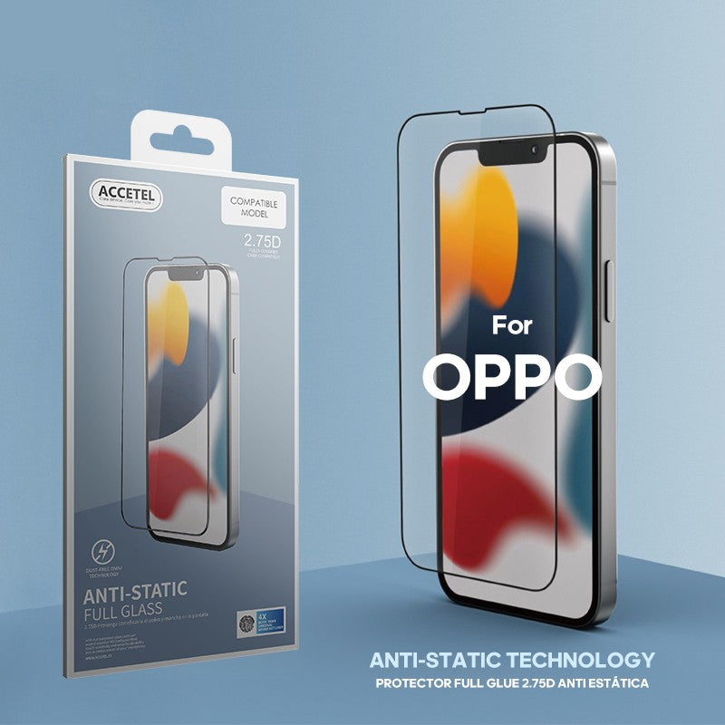 Protetor Antiestático Full Glue 2.75D Oppo Find X5 Lite Preto