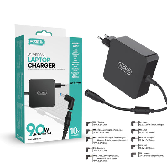 Carregador Portátil 90W Automático 10X