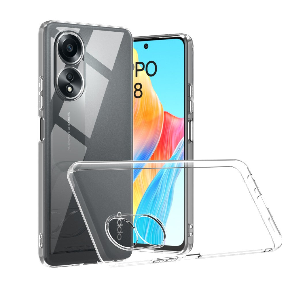 Silicone Transparente 2.0 TPU - Oppo A58 4G (Proteção de Lente) - Default Title
