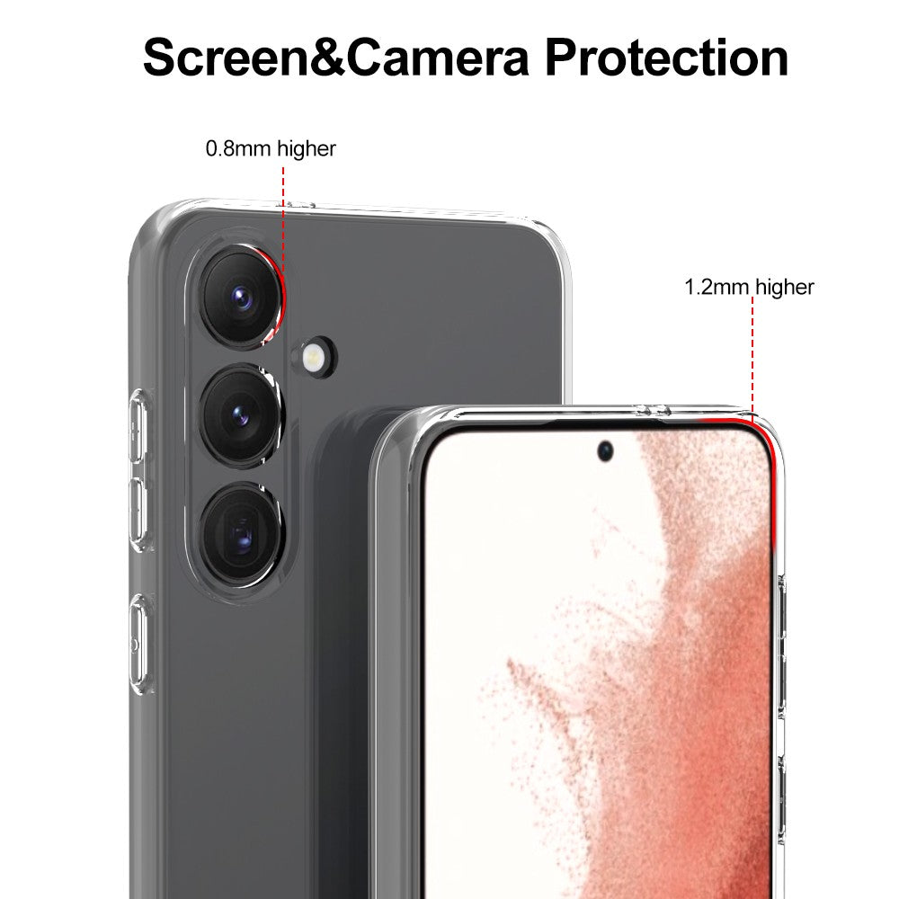 Silicone Transparente 2.0 TPU - Samsung Galaxy S24+ (Proteção de Lente)
