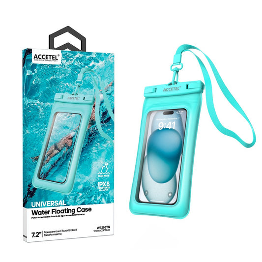 Bolsa Flutuante Impermeável 7,2" - Turquesa