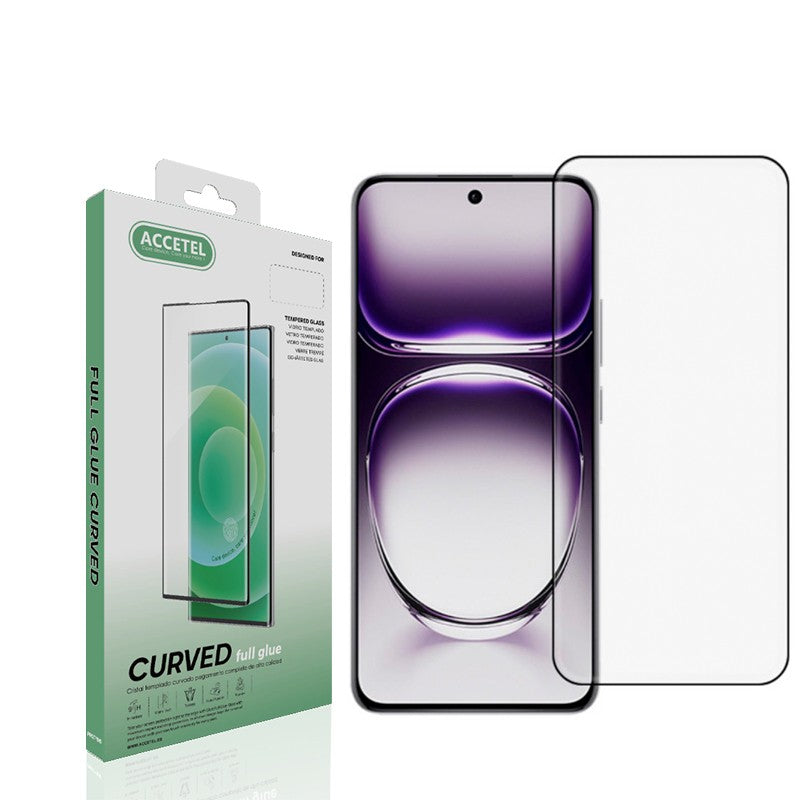 Película de Vidro Curvo Full Glue - Oppo Reno12 5G Preto - Default Title