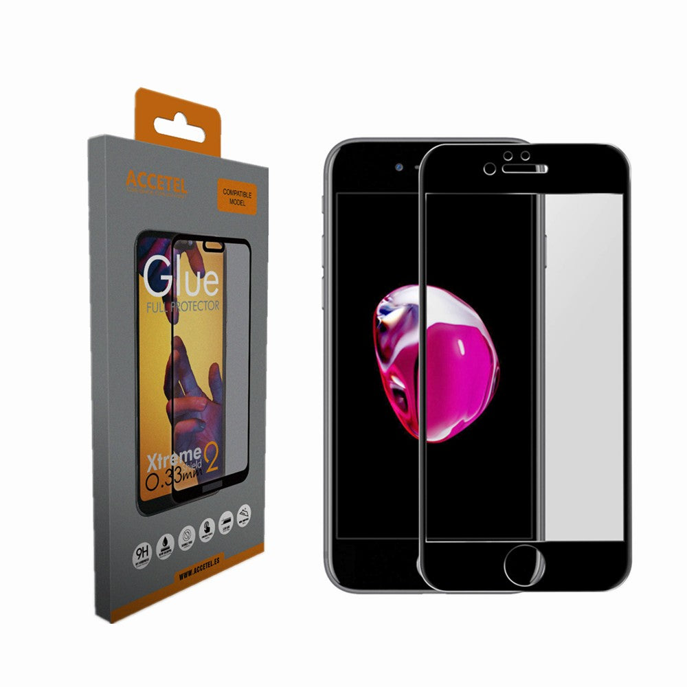 Película de Vidro 6D Full Glue iPhone 7Plus/8Plus Preto