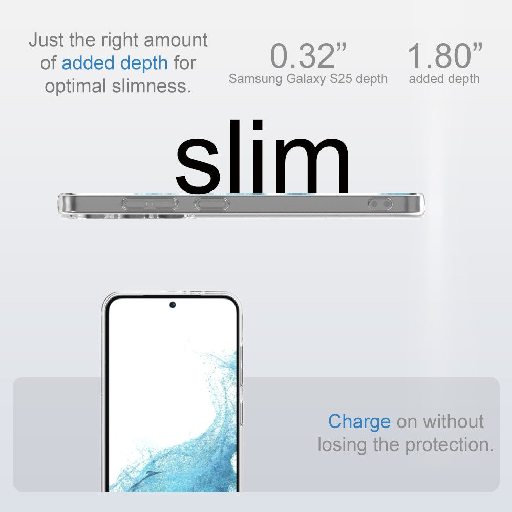Silicone Transparente 2.0 TPU - Samsung Galaxy S25