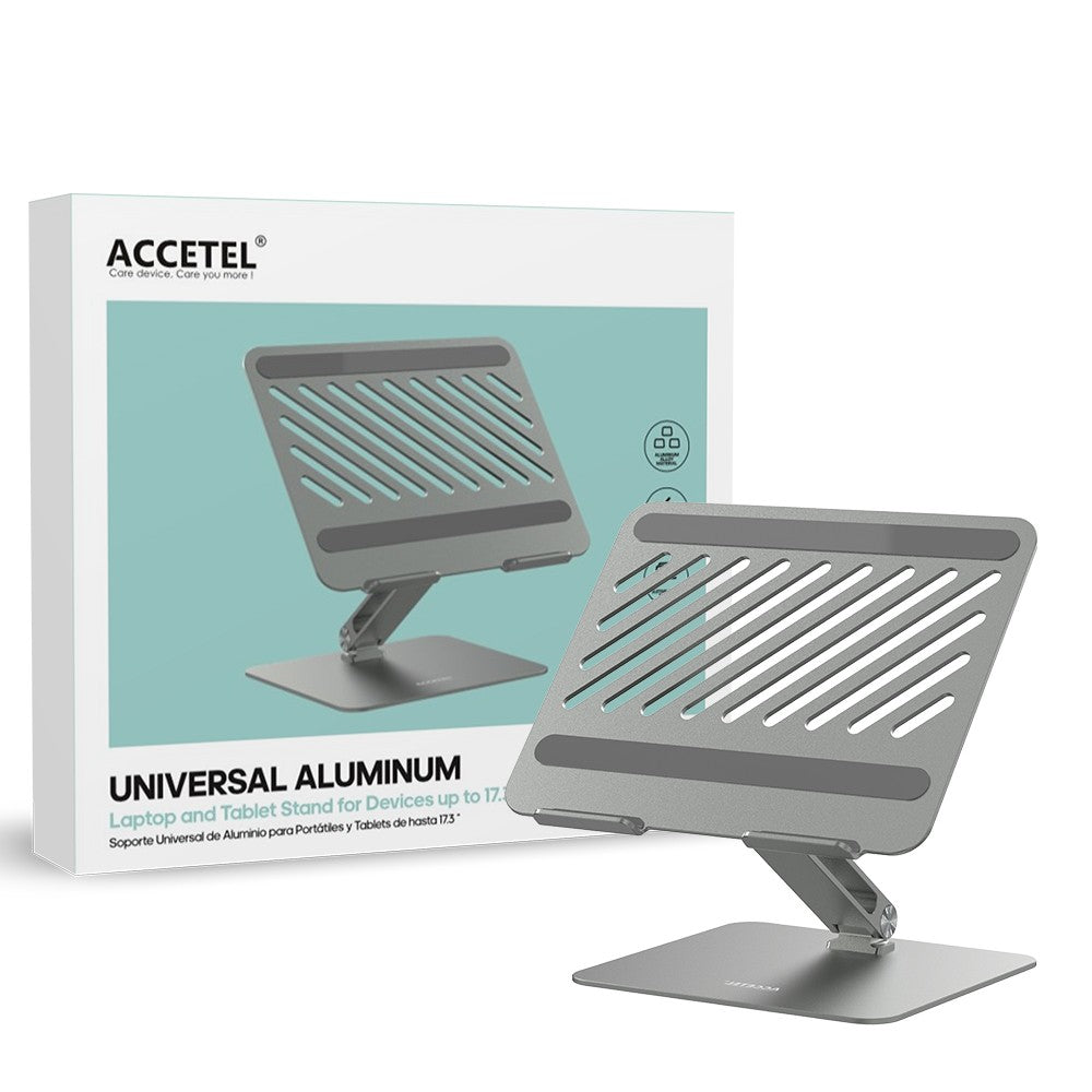 Suporte Universal de Alumínio para Laptops e Tablets de até 17.3 Polegadas