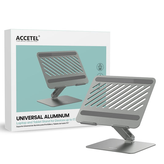Suporte Universal de Alumínio para Laptops e Tablets de até 17.3 Polegadas