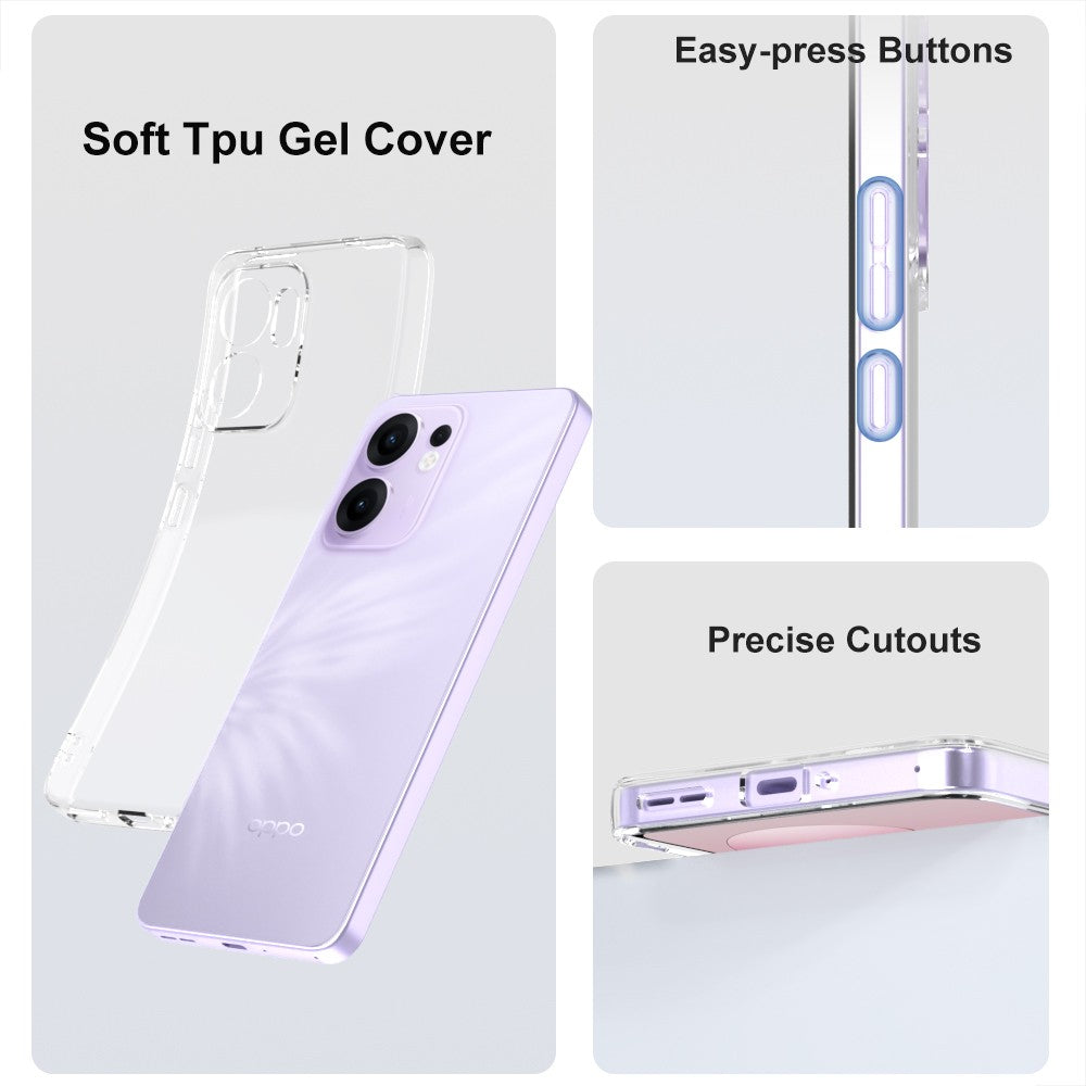Silicone Transparente 2.0 TPU - Oppo Reno13F 5G