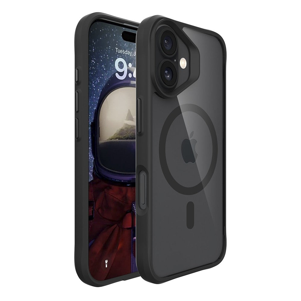 Capa Hybrid MagSafe para iPhone 16 Plus - Preto
