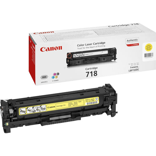 Toner original Canon 718 Amarelo