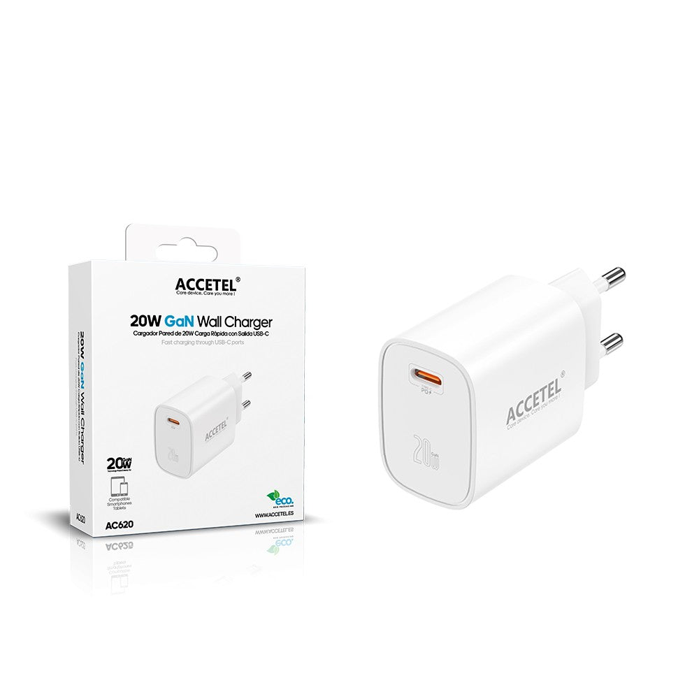 Carregador de Parede Carregamento Rápido USB-C PD 20W