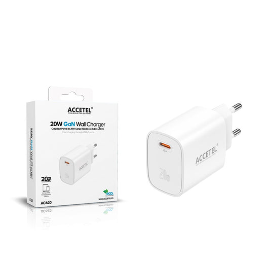 Carregador de Parede Carregamento Rápido USB-C PD 20W