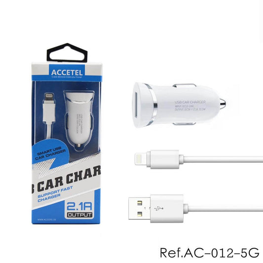 Carregador de Carro 2.1A - Lightning
