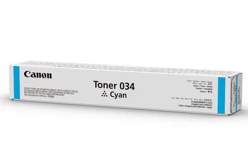 Toner original Canon 034 Ciano