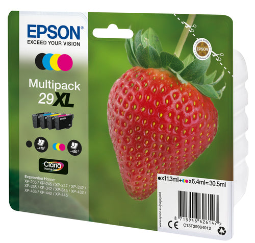 Pack de 4 de cartucho de tinta original Epson T2996 (29XL) 4 Cores