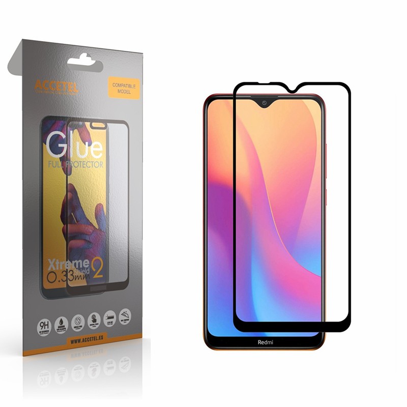 Película de Vidro 2D Full Glue Xiaomi Redmi 8/8A Preto