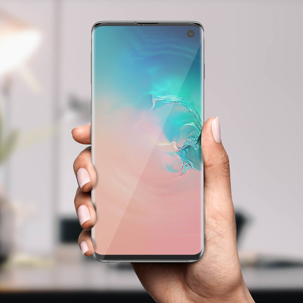 Película de Vidro UV Líquido - Samsung Galaxy S10+ (Versão com Impressão Digital)