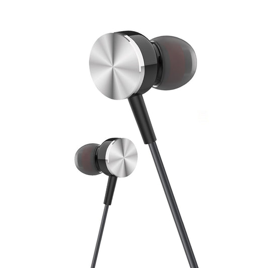 Auscultadores Estéreo sem Microfone - Preto/Prata