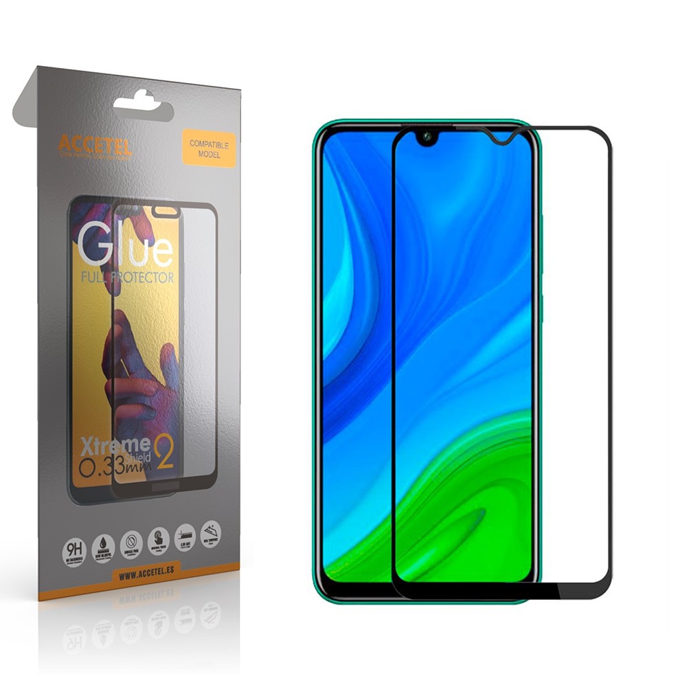 Película de Vidro 2D Full Glue Huawei P Smart 2020 Preto