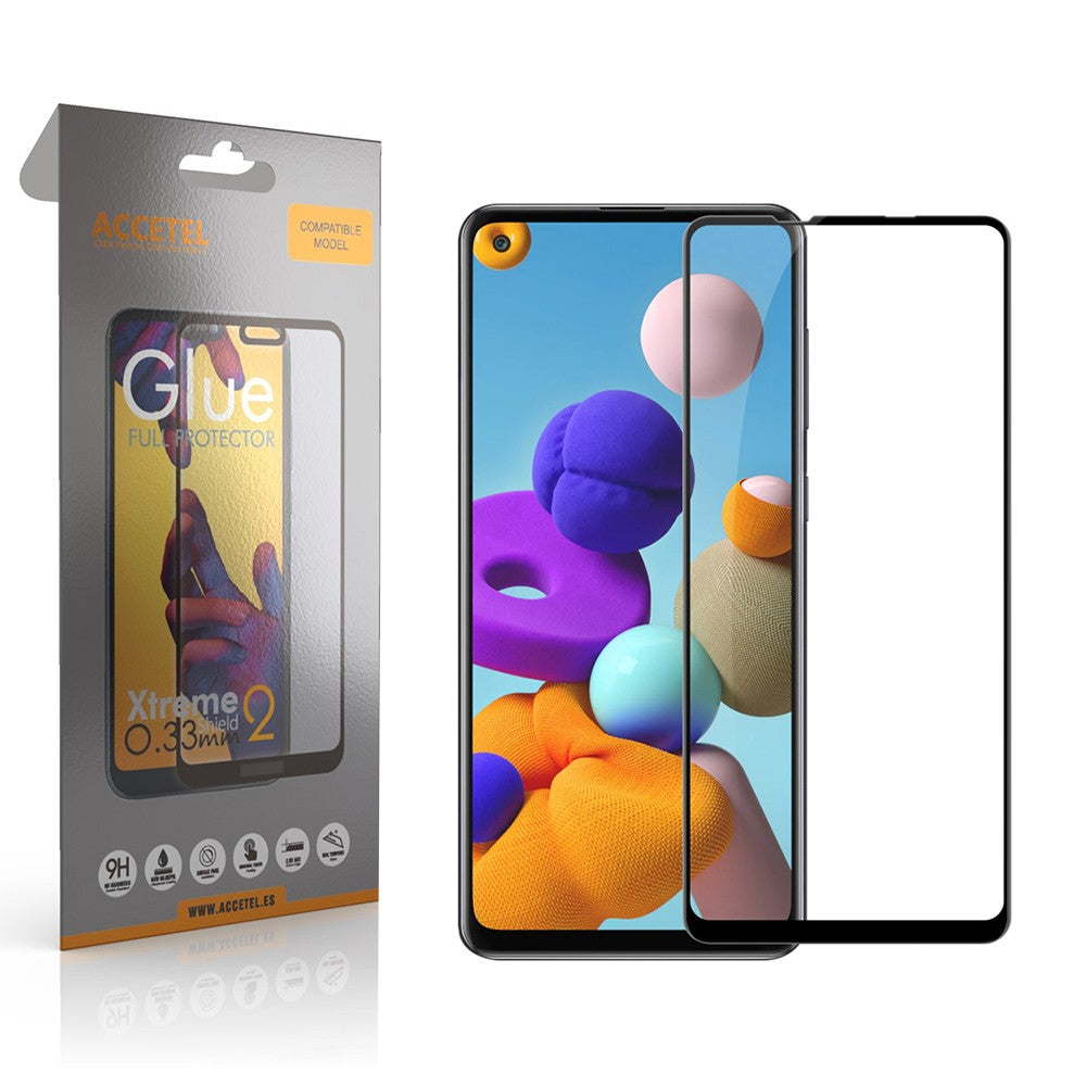Película de Vidro 2D Full Glue - Samsung Galaxy A11 Preto - Default Title