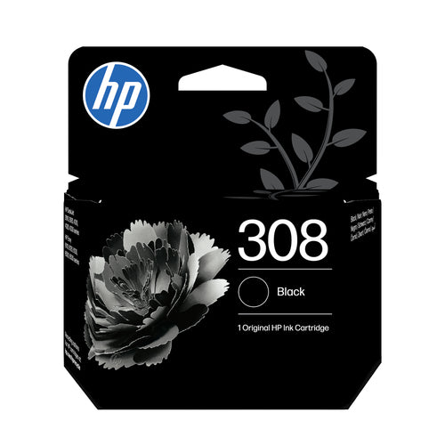 Pack de 2 de cartucho de tinta original HP 308 Negro + Color Preto e Tricolor