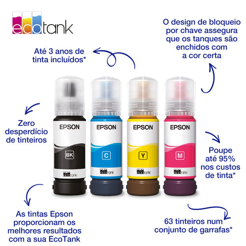 Garrafa de tinta original Epson 104 Magenta