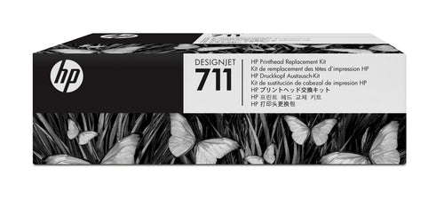 Pack de 4 de cartucho de tinta original HP 711 Cabeça de Impressão Original + 4 Cores