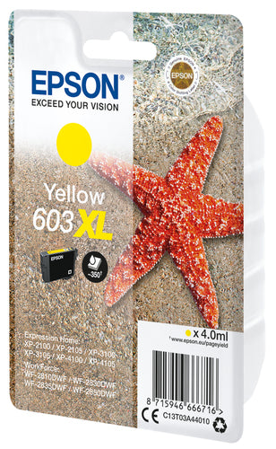 Cartucho de tinta original Epson 603XL Amarelo