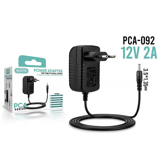PCA-092 Carregador Genérico 12V 2A 3.5*1.35mm 24W