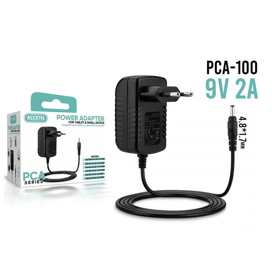 PCA-100 Carregador Genérico 9V 2A 4.8*1.7mm 18W