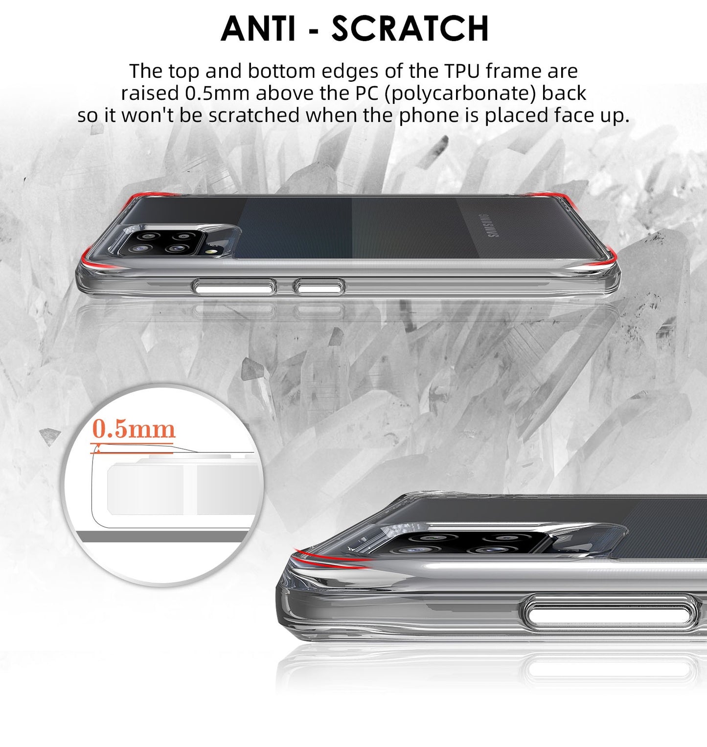 Capa Anti-Choque Reforçada - Samsung Galaxy A42 5G