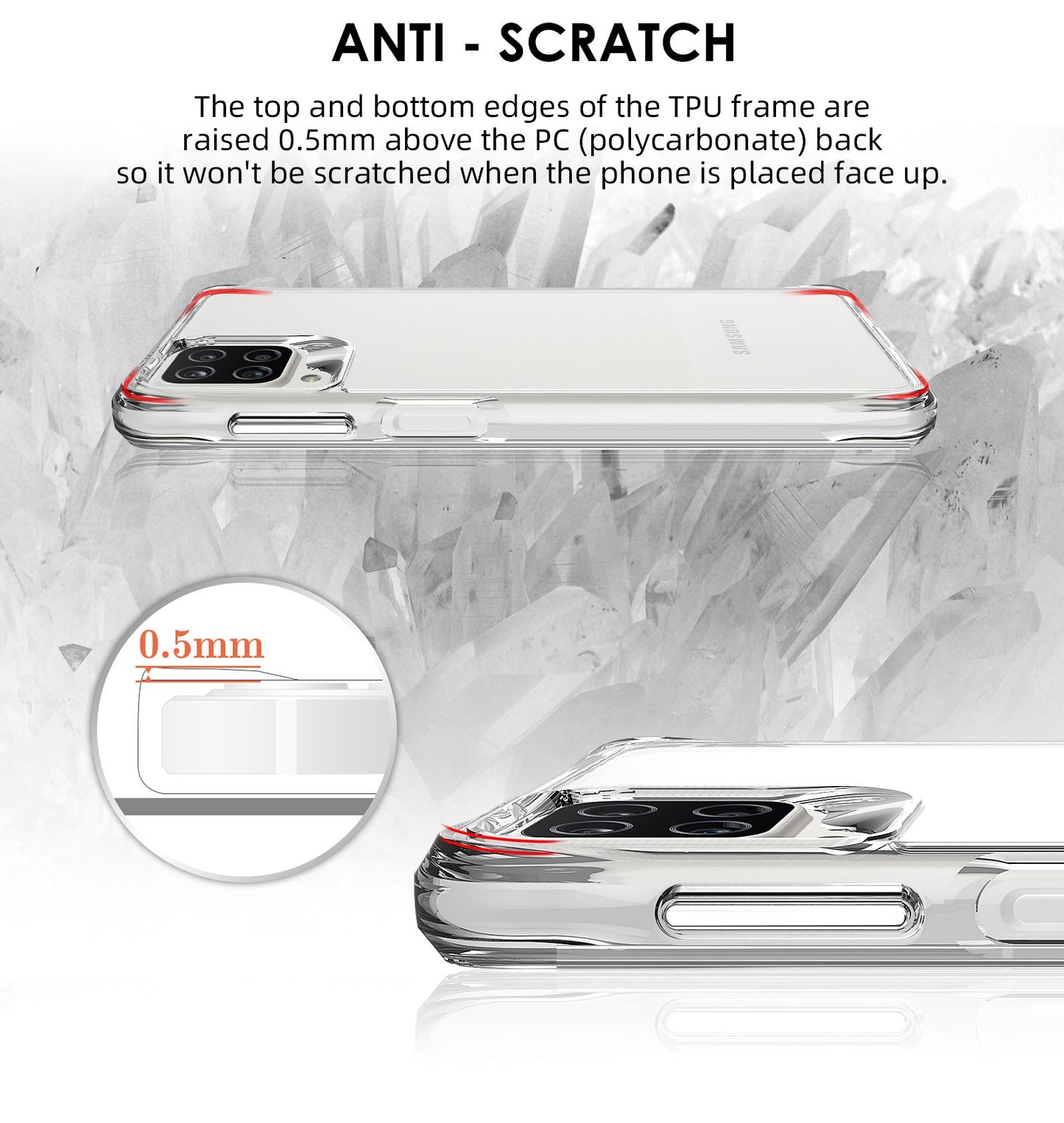 Capa Anti-Choque Reforçada - Samsung Galaxy A12