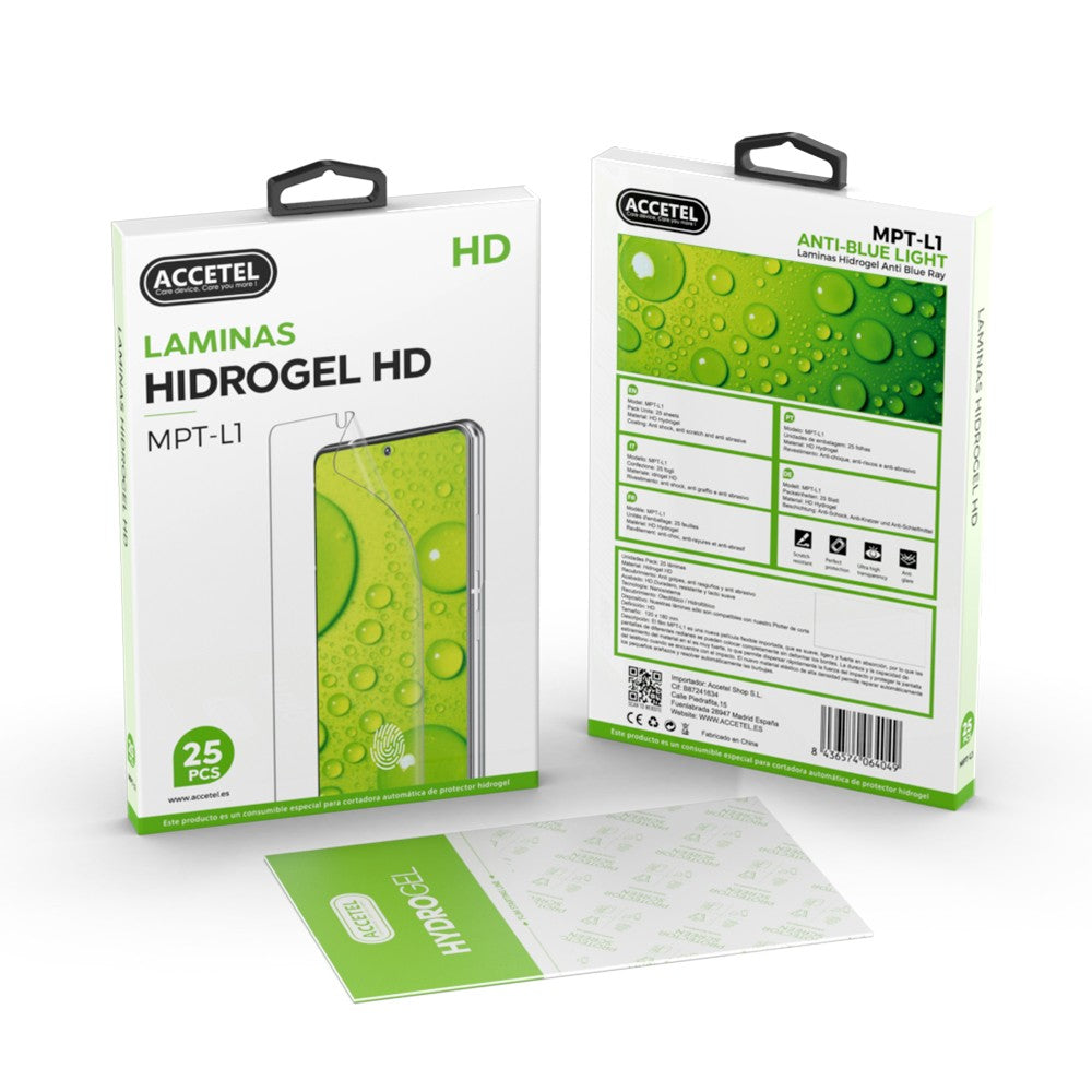 Folhas de Hidrogel (Pacote 25)