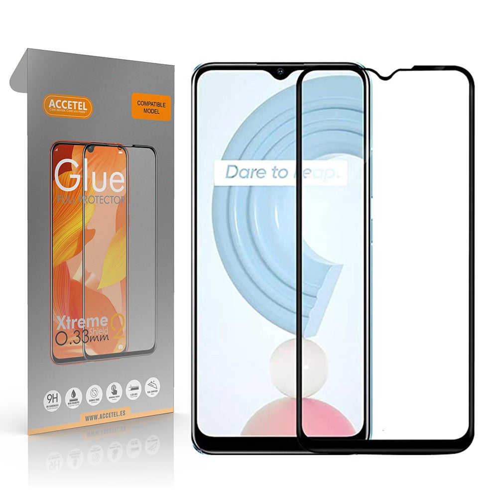 Película de Vidro 2D Full Glue - Realme C21 Preto - Default Title
