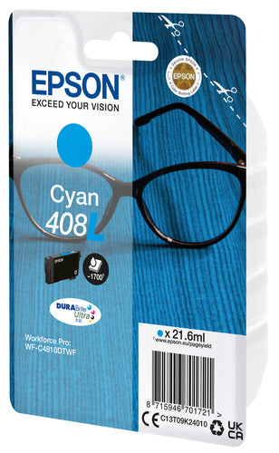 Cartucho de tinta original Epson 408L Ciano
