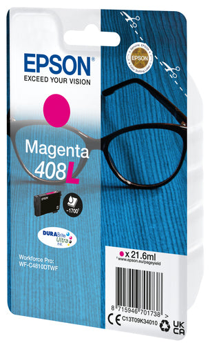 Cartucho de tinta original Epson 408L Magenta