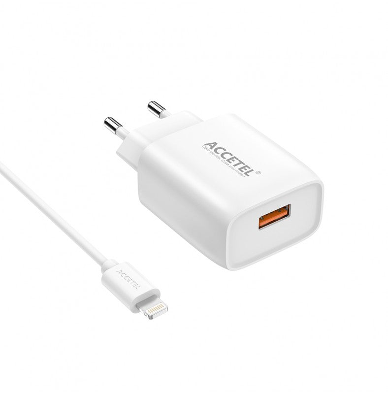 Carregador de Parede QC3.0 18W Cabo Lightning