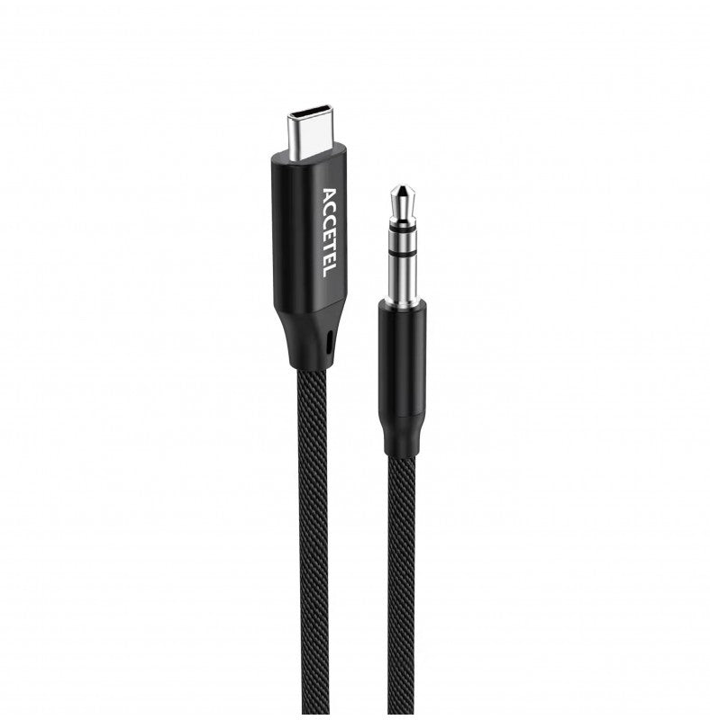 Cabo de Áudio com Conector 3.5mm para Tipo-C 1M