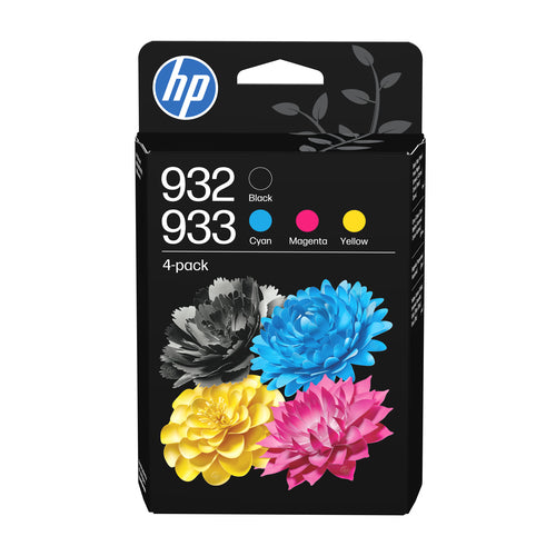 Pack de 4 de cartucho de tinta original HP 932 + 933 4 Cores