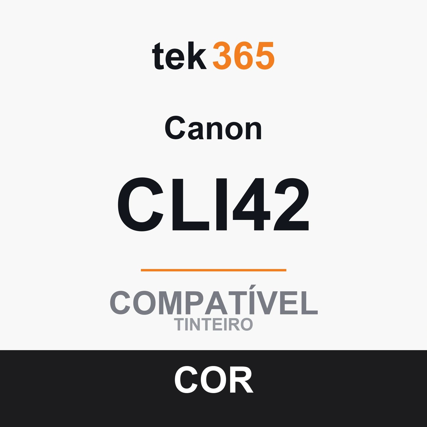 Cartucho de tinta original Canon CLI42 Preto