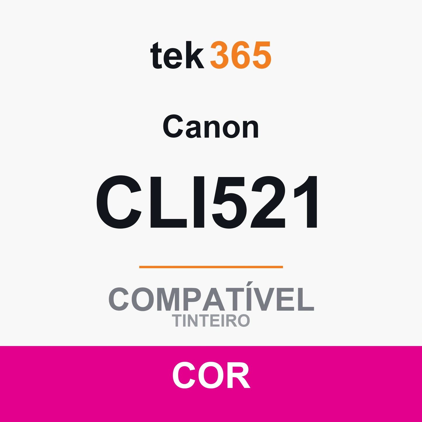 Cartucho de tinta original Canon CLI521 Magenta