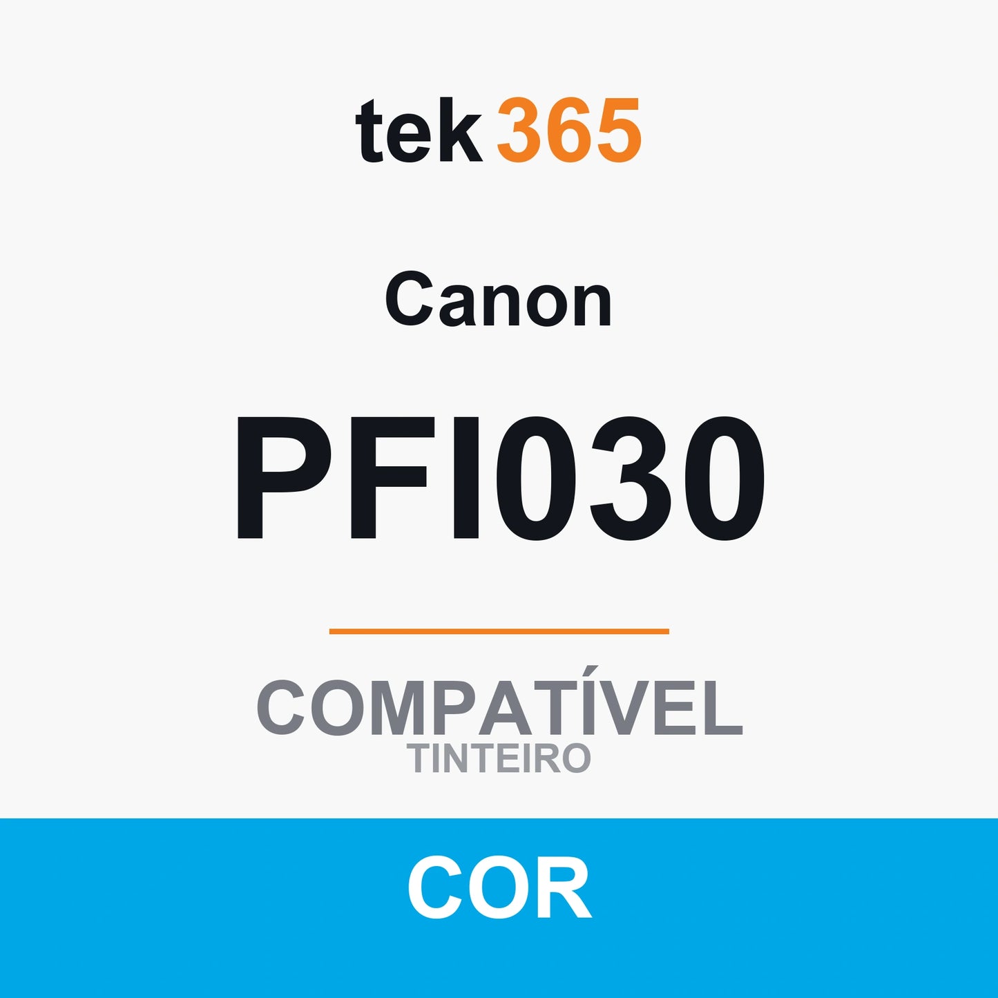 Cartucho de tinta original Canon PFI030 Ciano