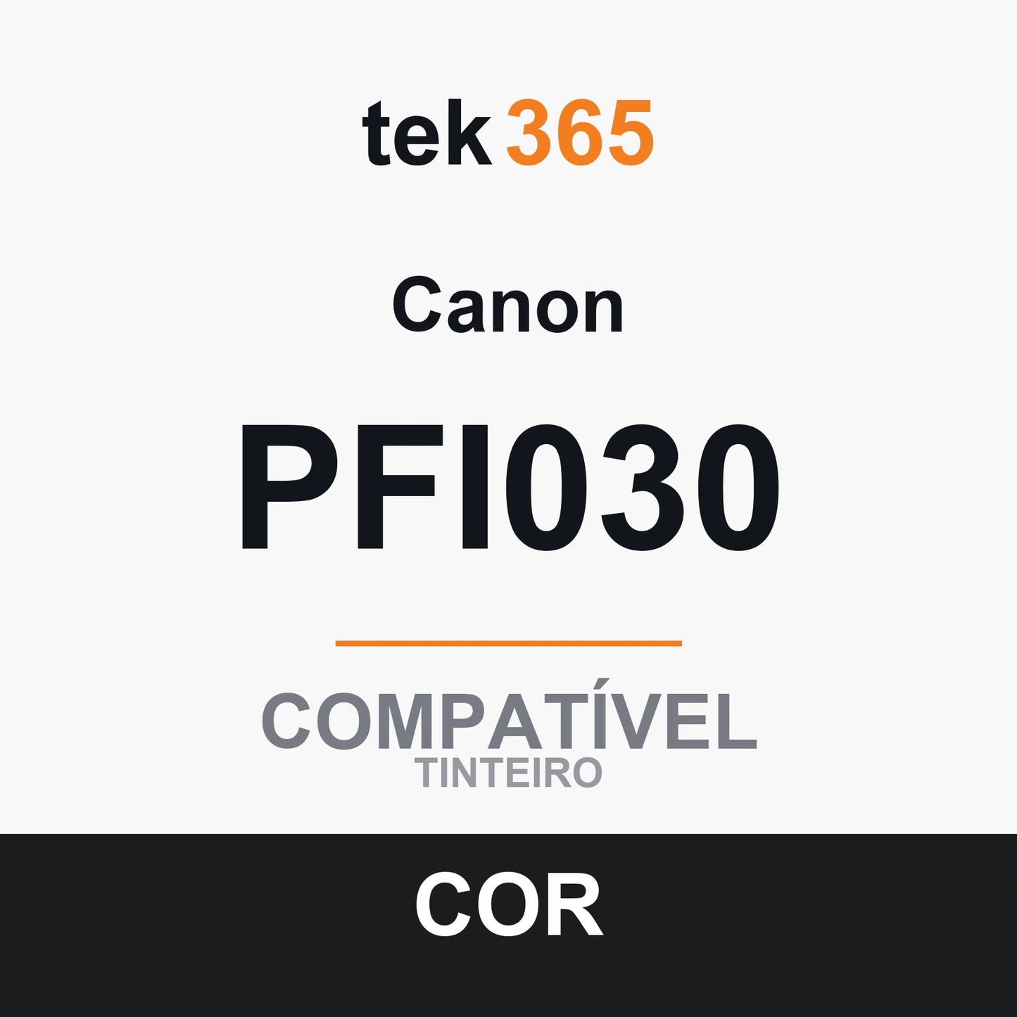 Cartucho de tinta original Canon PFI030 Preto