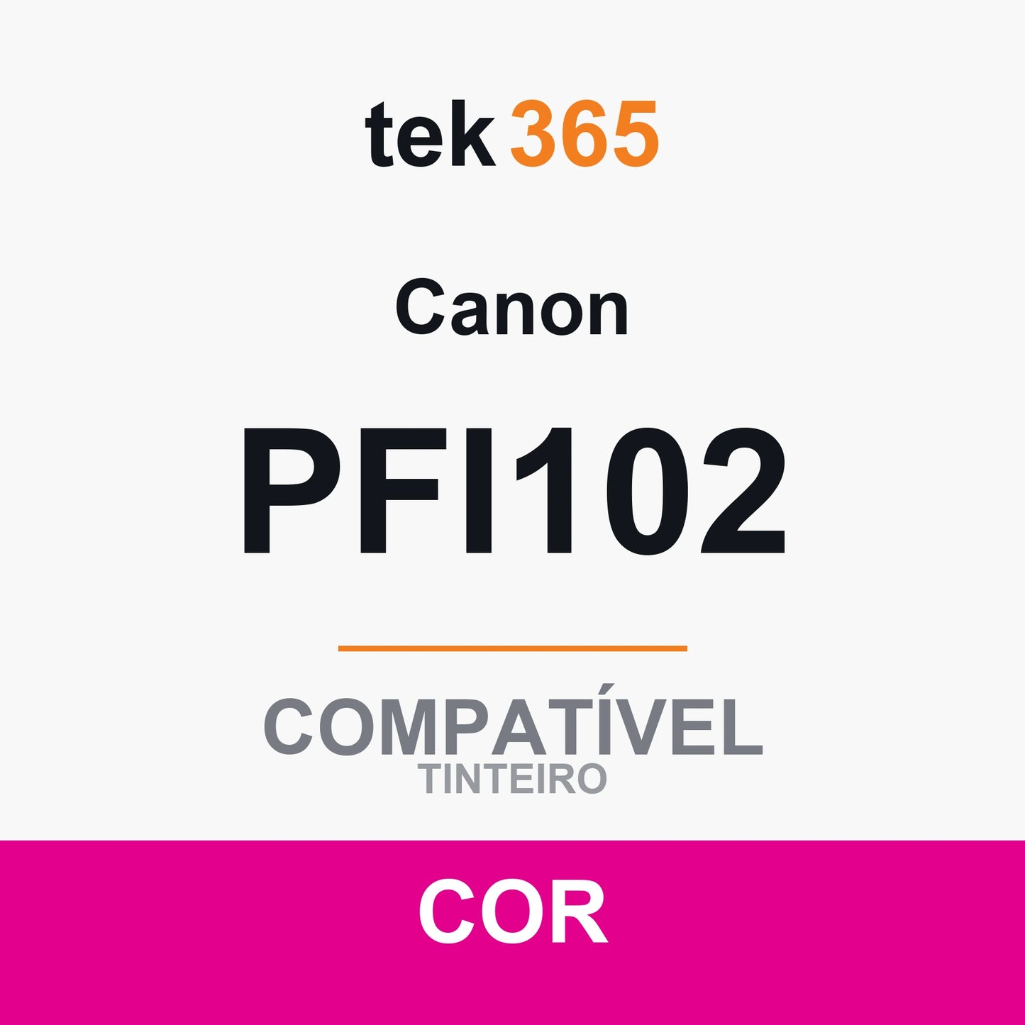 Cartucho de tinta original Canon PFI102 Magenta
