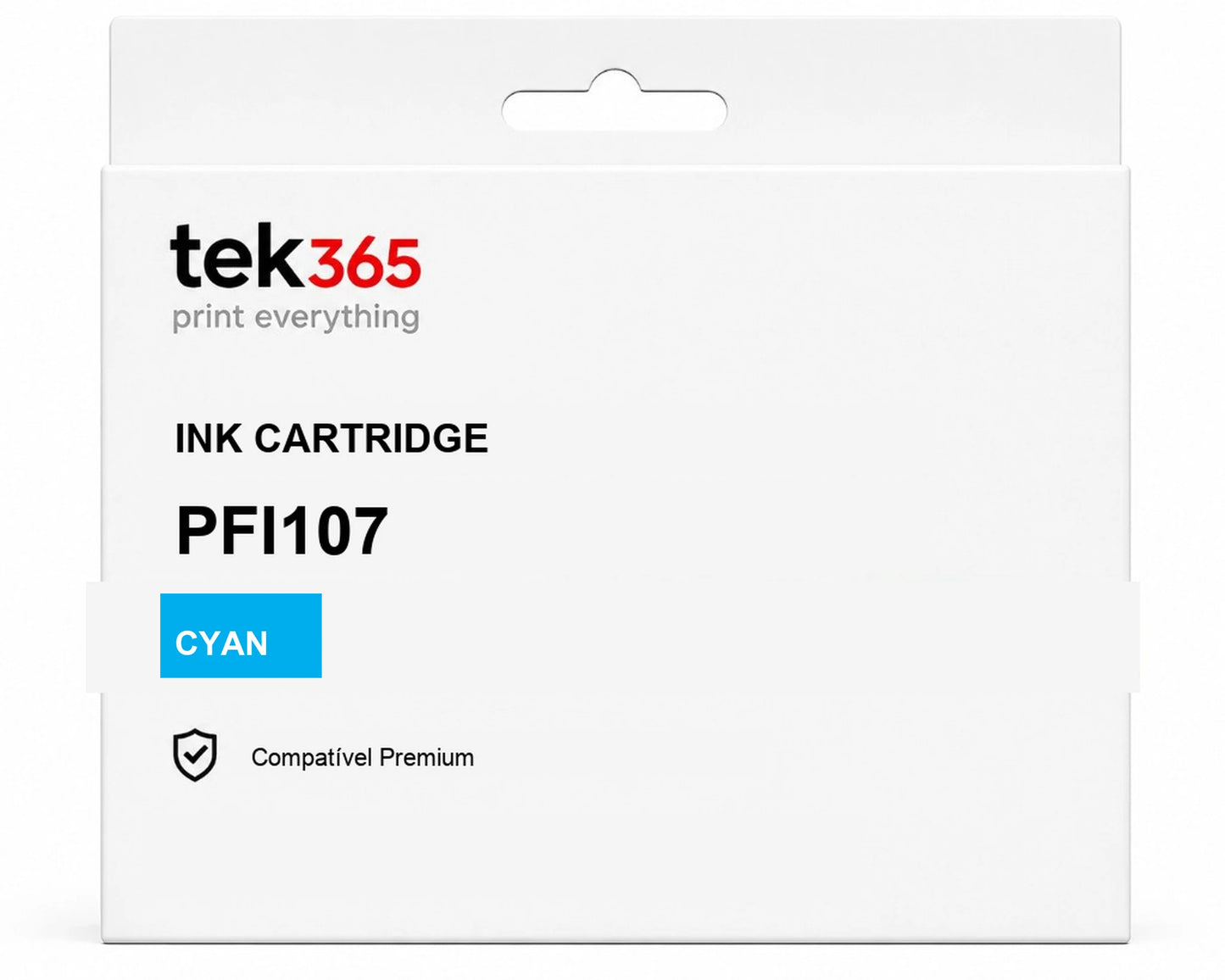 Tinteiro compatível Canon PFI107 Ciano
