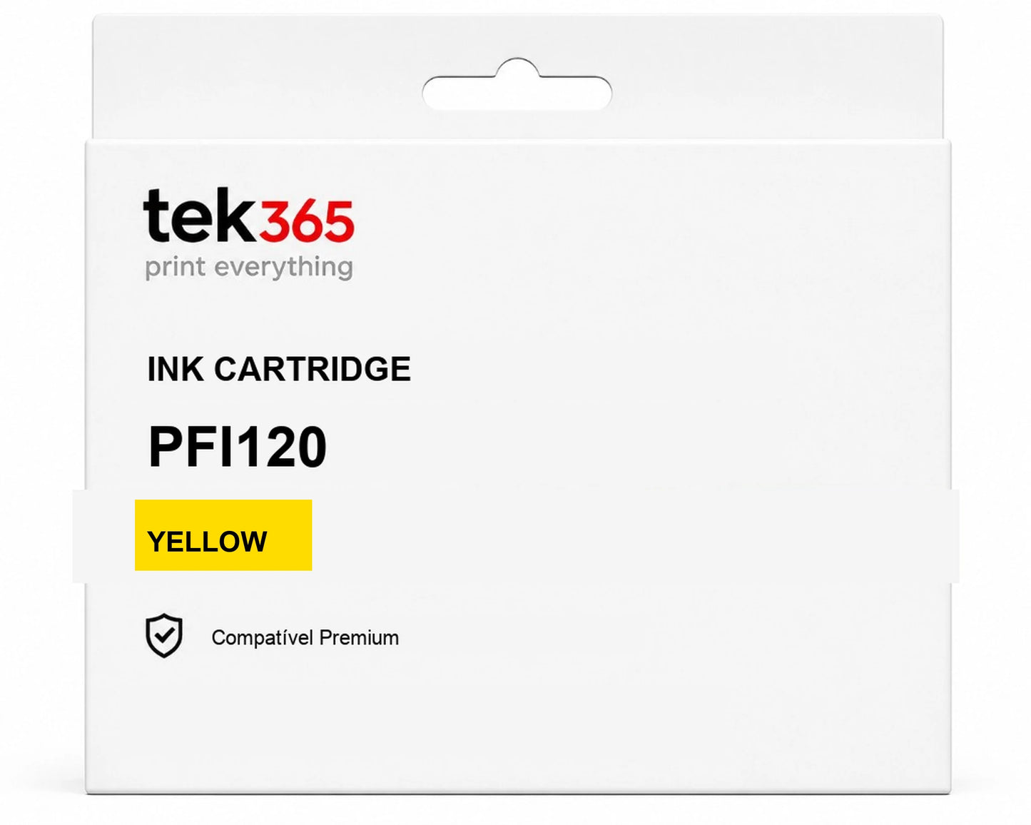 Cartucho de tinta compatível Canon PFI120 Amarelo
