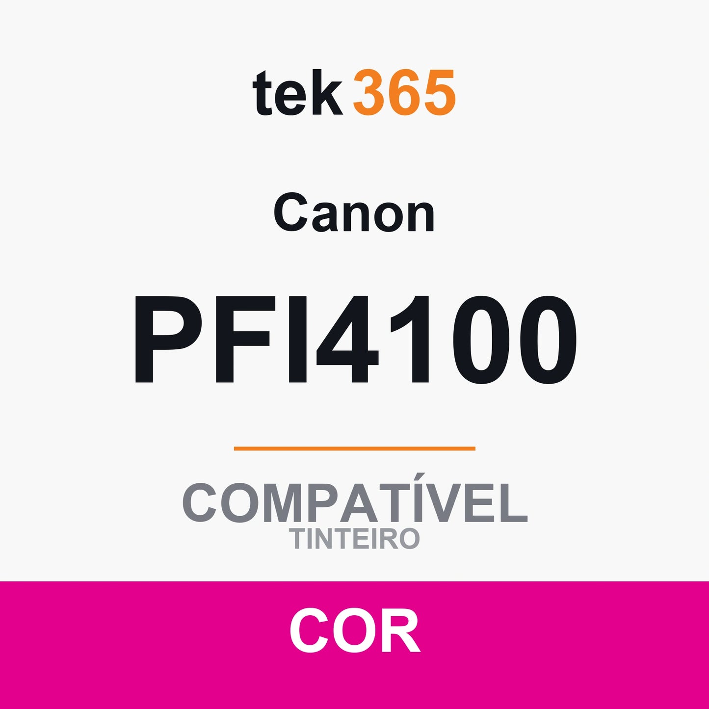 Cartucho de tinta original Canon PFI4100 Magenta