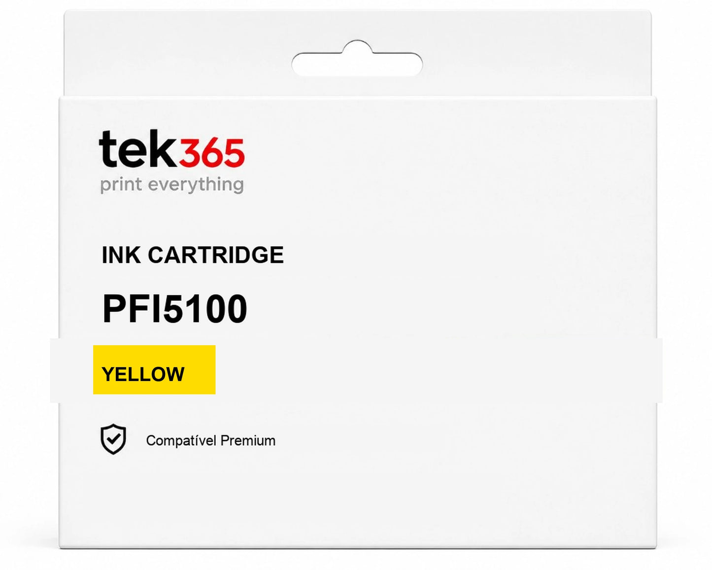 Cartucho de tinta compatível Canon PFI5100 Amarelo
