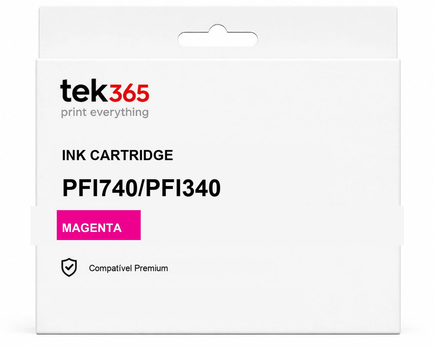Cartucho de Tinta Compativel Canon PFI740/PFI340 Magenta